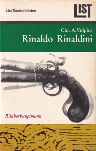 Tapa de Rinaldo Rinaldini, der Räuberhauptmann