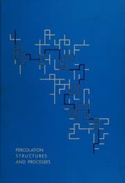 Tapa de Percolation structures and processes