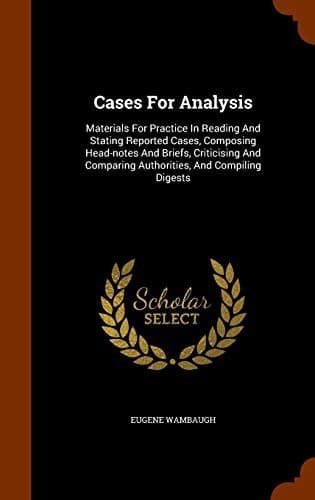 Tapa de Cases For Analysis