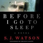 Tapa de Before I Go to Sleep Lib/E