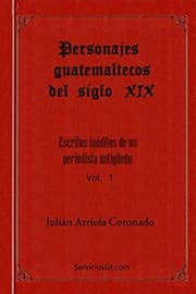 Tapa de Personajes Guatemaltecos del siglo XIX