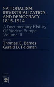 Tapa de Nationalism, industrialization, and democracy, 1815-1914
