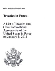 Tapa de Treaties in Force 2011