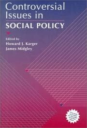 Tapa de Controversial issues in social policy