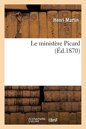 Tapa de Le ministère Picard
