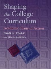 Tapa de Shaping the college curriculum