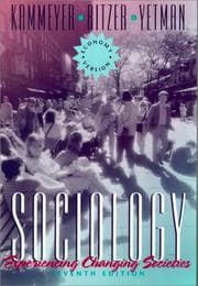Tapa de Sociology, experiencing changing societies : economy version