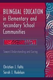 Tapa de Bilingual education in elementary and secondary school communities