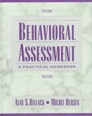 Tapa de Behavioral Assessment