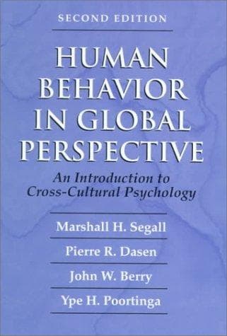 Tapa de Human behavior in global perspective