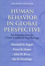 Tapa de Human behavior in global perspective