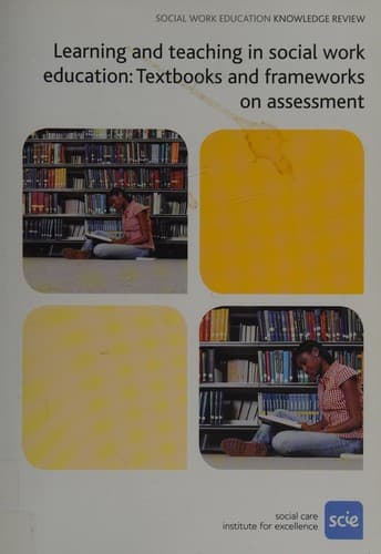 Tapa de Learning and teaching in social work education