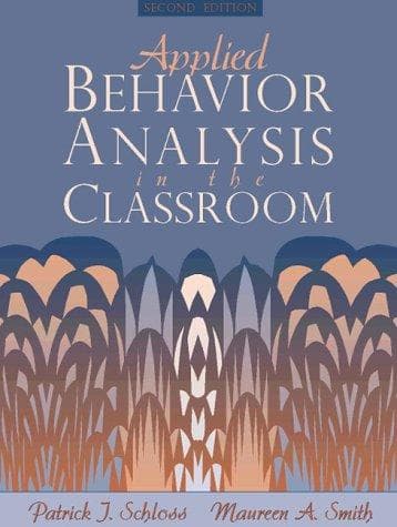 Tapa de Applied behavior analysis in the classroom