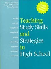 Tapa de Teaching study skills and strategies in high school