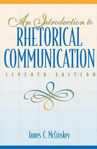 Tapa de An introduction to rhetorical communication