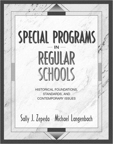 Tapa de Special Programs in Regular Schools