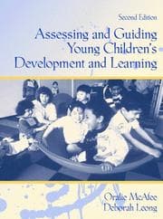 Tapa de Assessing and guiding young children's development and learning