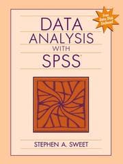 Tapa de Data analysis with SPSS