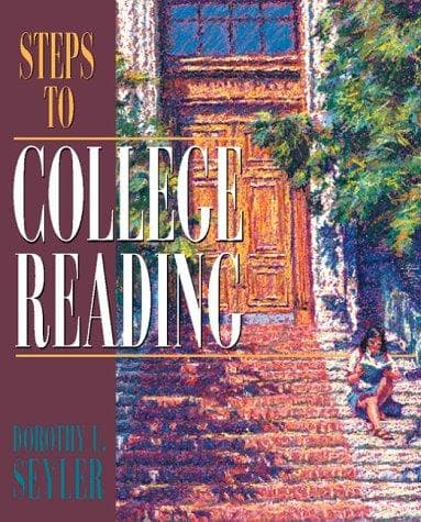 Tapa de Steps to college reading