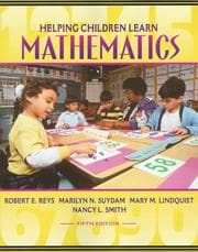 Tapa de Helping children learn mathematics
