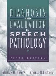 Tapa de Diagnosis and evaluation in speech pathology