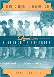 Tapa de Qualitative research for education