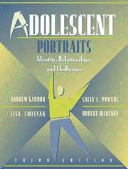 Tapa de Adolescent Portraits
