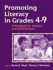 Tapa de Promoting Literacy in the Grades 4-9