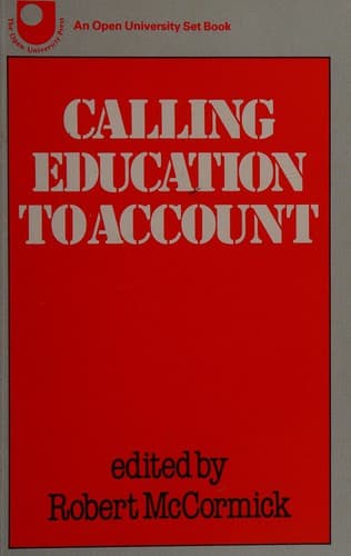 Tapa de Calling education to account