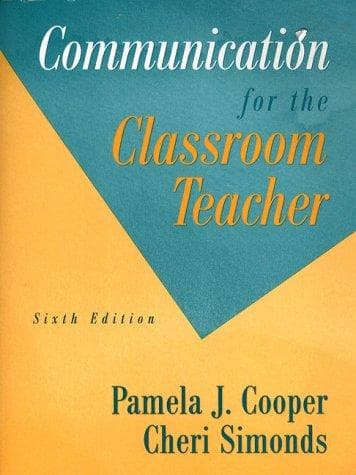 Tapa de Communication for the classroom teacher