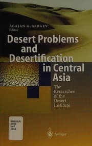 Tapa de Desert problems and desertification in Central Asia