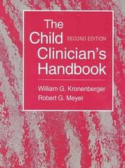 Tapa de The Child Clinician's Handbook