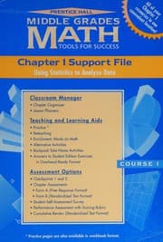 Tapa de Prentice Hall middle grades math