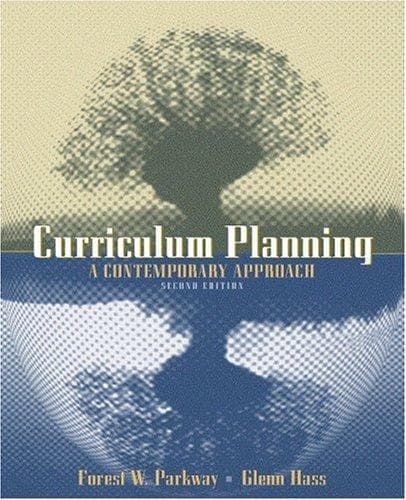 Tapa de Curriculum planning