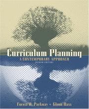 Tapa de Curriculum planning