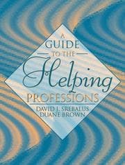 Tapa de A guide to the helping professions