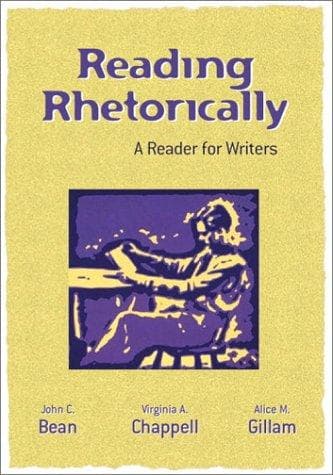 Tapa de Reading rhetorically