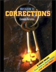 Tapa de Invitation to Corrections (with Built-in Study Guide)