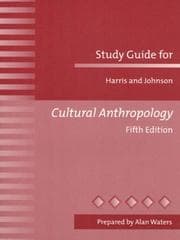 Tapa de Study Guide for Cultural Anthropology