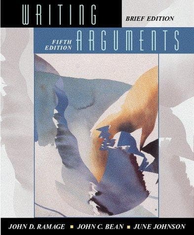 Tapa de Writing arguments