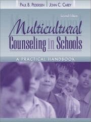 Tapa de Multicultural counseling in schools