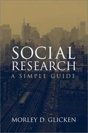 Tapa de A simple guide to social research