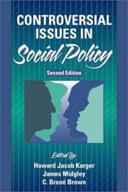 Tapa de Controversial issues in social policy