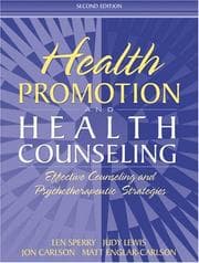 Tapa de Health Promotion and Health Counseling