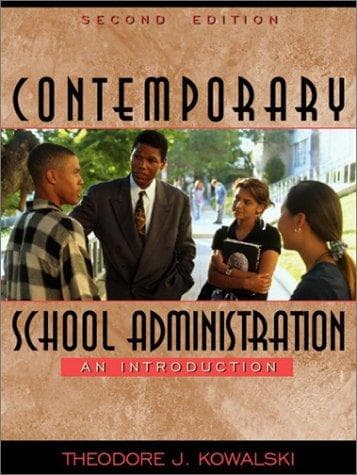 Tapa de Contemporary school administration