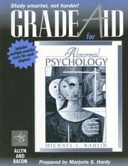Tapa de Grade Aid for Abnormal Psychology