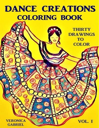 Tapa de Dance Creations Coloring Book : Volume I