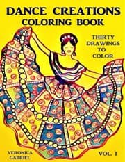 Tapa de Dance Creations Coloring Book : Volume I