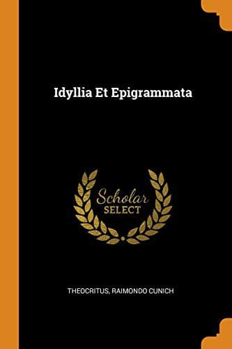Tapa de Idyllia Et Epigrammata