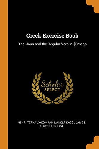 Tapa de Greek Exercise Book